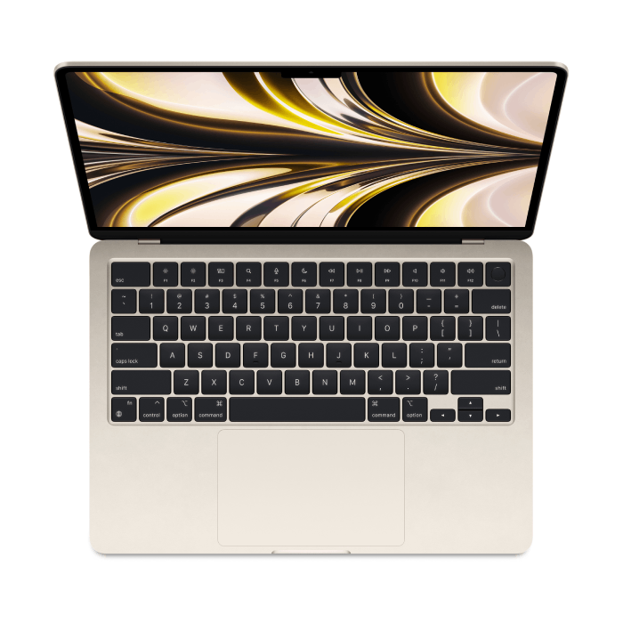 MacBook Air M2 15 pulgadas space gray 15″, M2 8GB de RAM 256GB SSD, Apple M2 10-Core GPU macOS